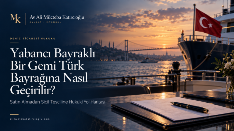 Av. Ali Mücteba Katırcıoğlu - Yabancı Bayraklı Bir Gemi Türk Bayrağına Nasıl Geçirilir? Satın Almadan Sicil Tesciline Hukuki Yol Haritası kapak görseli